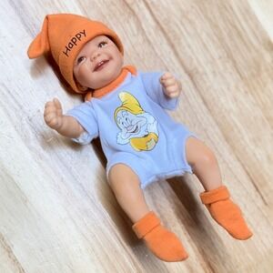 Ashton Drake Disney Snow White Happy Baby Dwarf Doll Cheryl Hill 7" Resin